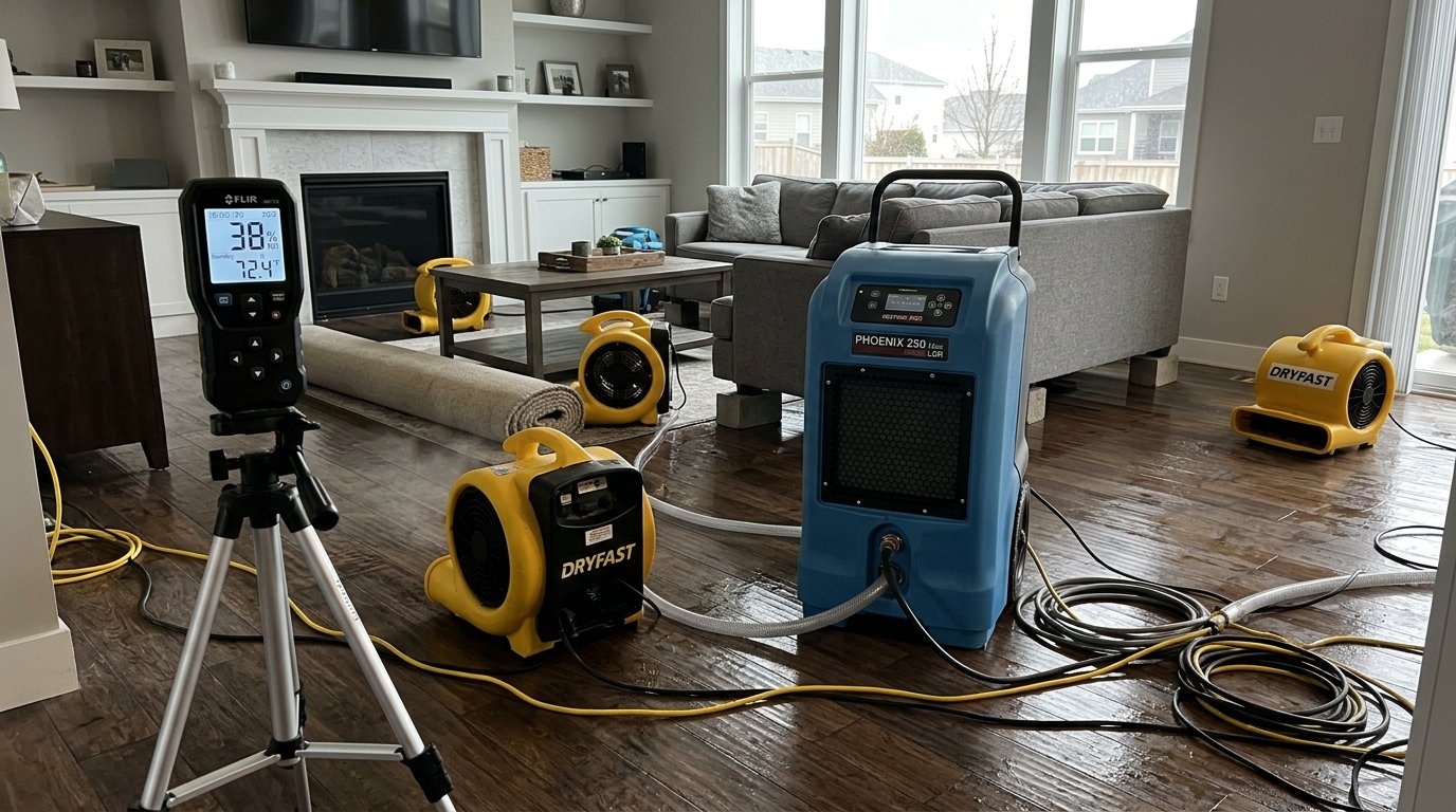 USA Water Damage Restoration Sanford - Structural Drying Timeline
